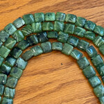 Jade  15mm Square Bead Strand
