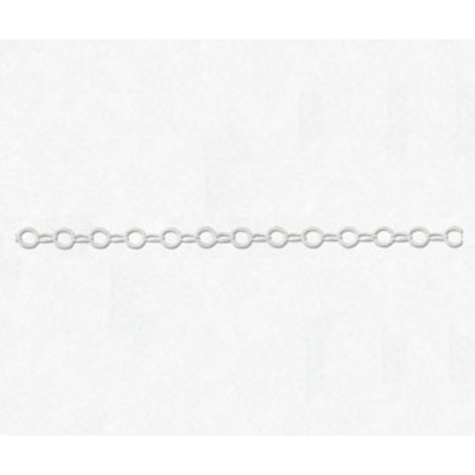 Sterling Silver 3.8mm Flat Cable Chain