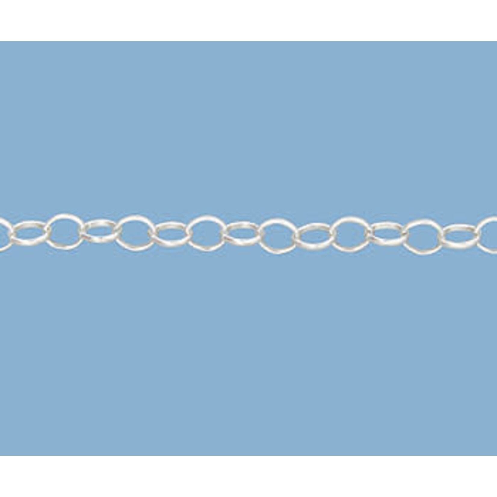 Sterling Silver 3.6x3.1mm Belcher Chain