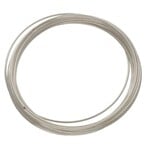 Memory Wire 24ga 1 3/4" Silver Plated 12 Turn Loop Round Bracelet Wire