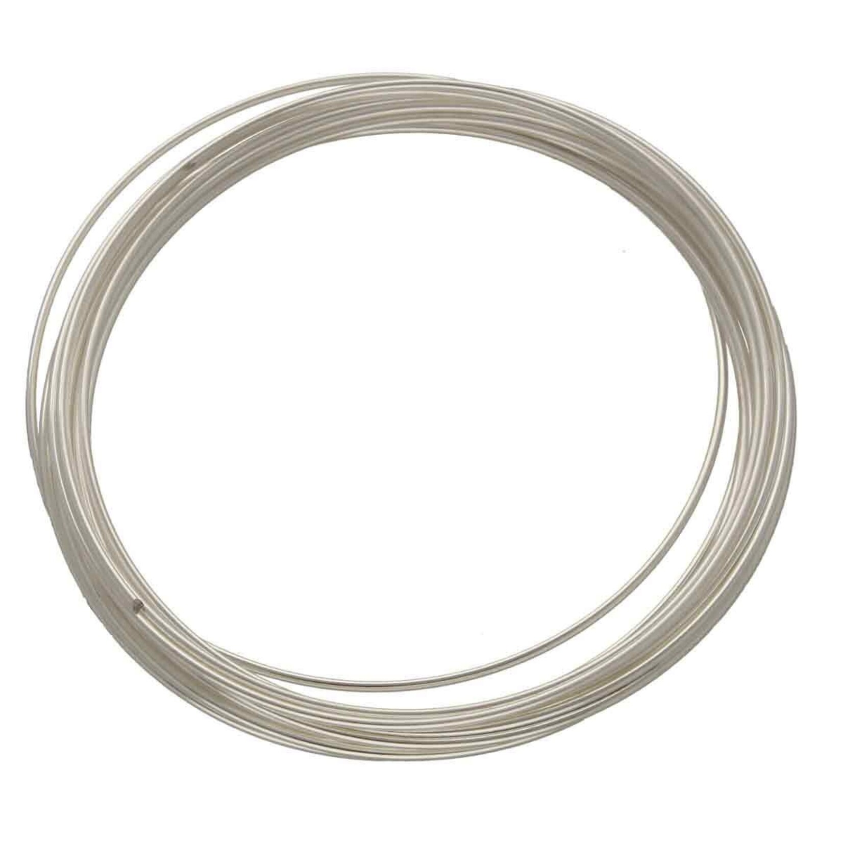 Memory Wire 24ga 1 3/4" Silver Plated 12 Turn Loop Round Bracelet Wire