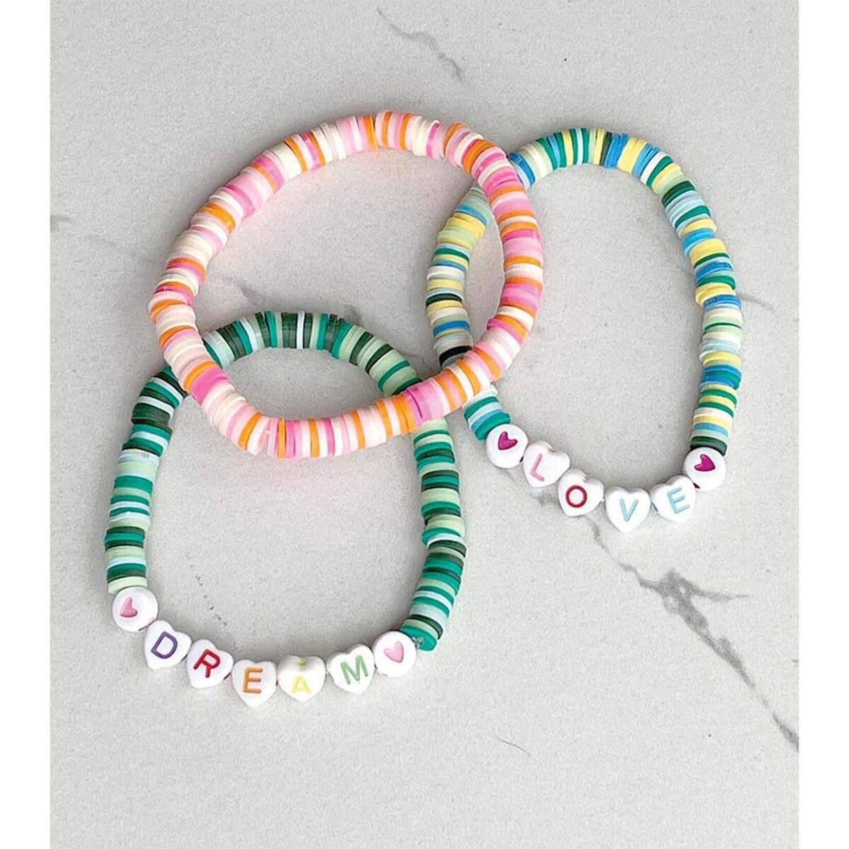 DIY Bead Kit - Bold Brights Heishi Box