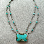 Bead Inspirations Loveletter Turquoise Necklace - Ready to Wear