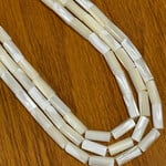 Mother of Pearl Tube 5x15mm Bead Strand