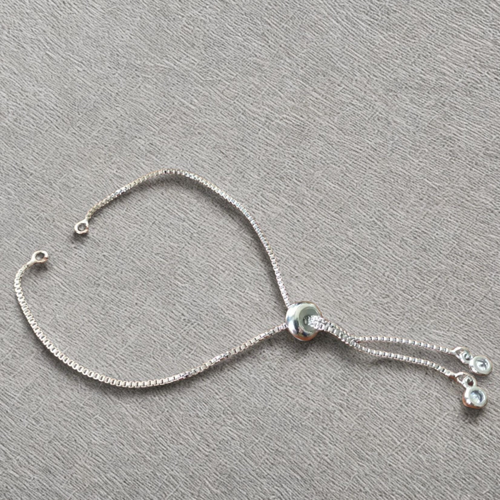 Silver Slider Bracelet Finding