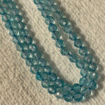 Blue Topaz 3mm Bead Strand