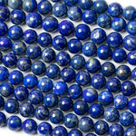 Lapis  8-8.6mm Round Bead Strand