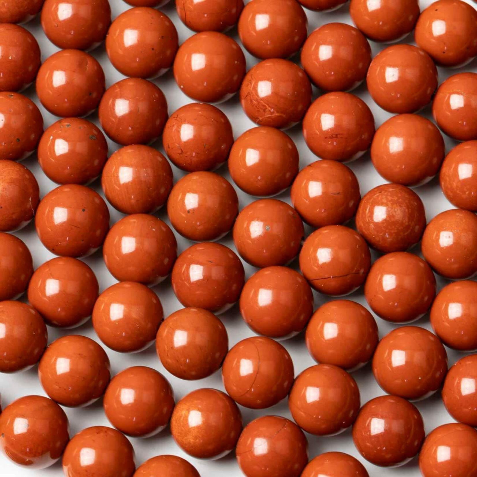 Red Jasper  8mm Round Bead Strand