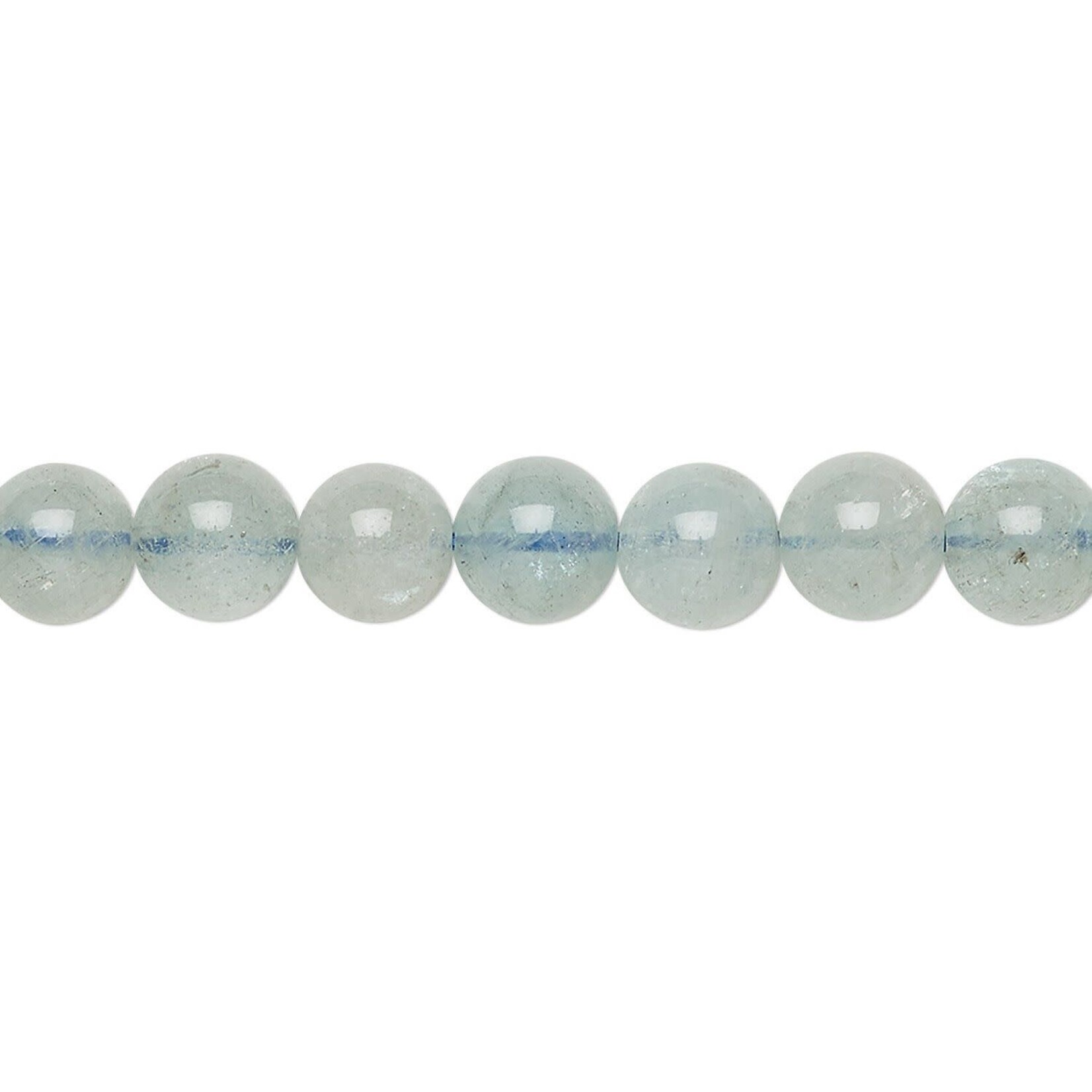 Aquamarine  6-7mm Round Bead Strand