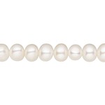 Semi-Round Freshwater Pearl Strand  - 6-6.5mm
