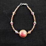 Cloisonné Rose Bracelet - Ready to Wear