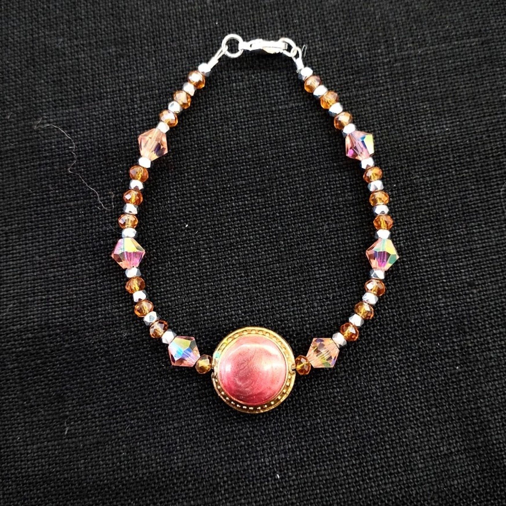 Cloisonné Rose Bracelet - Ready to Wear