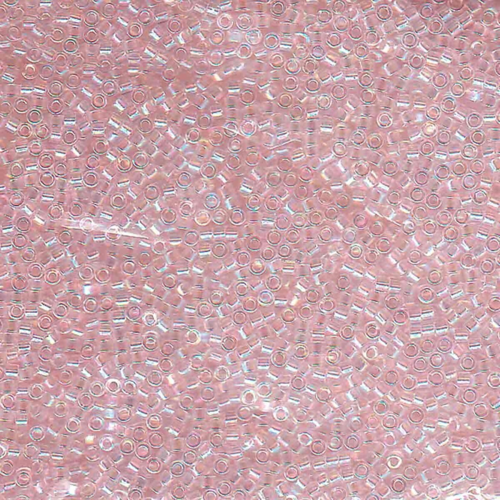 Delica 11/0 Lt. Pink AB Seed Beads - 7.2gm Tube