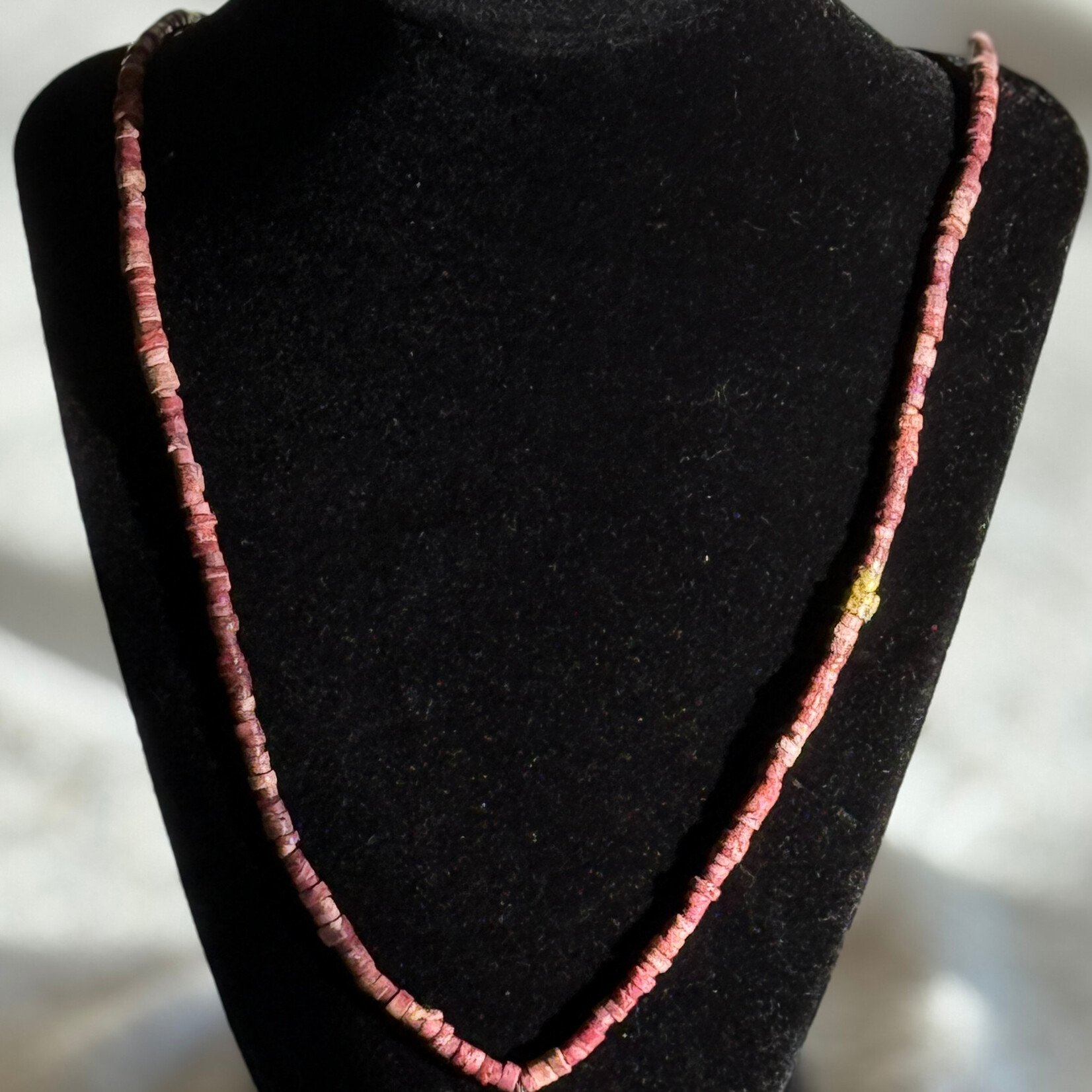 Pre-Columbian Beaded Necklace - Red