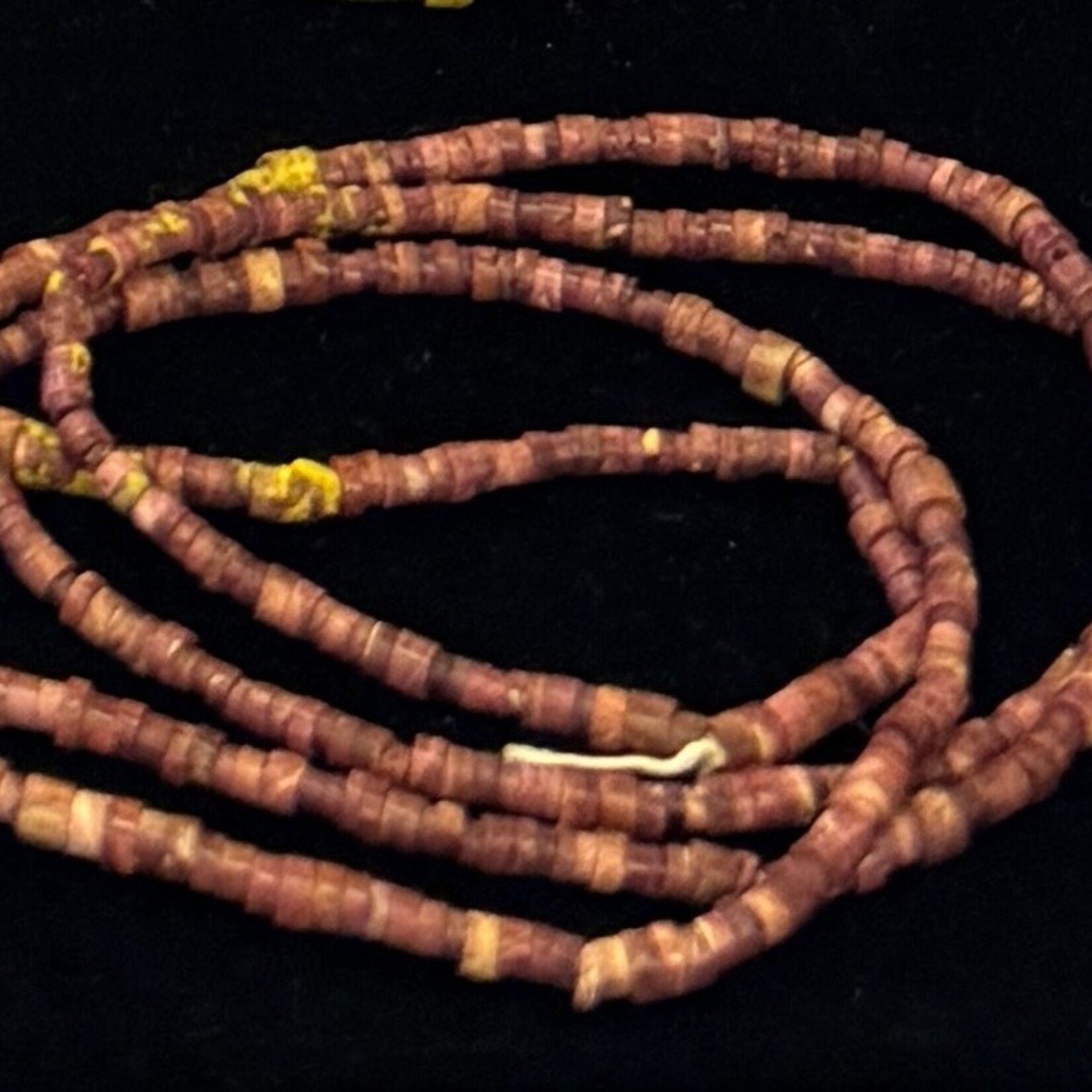 Pre-Columbian Beaded Necklace - Red