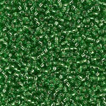 Miyuki 11/0 Silver Lined Light Green Seed Beads - 24gm Tube