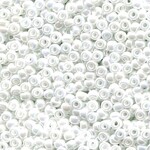Miyuki Miyuki 8/0 White Pearl Ceylon Seed Beads - 22gm tube