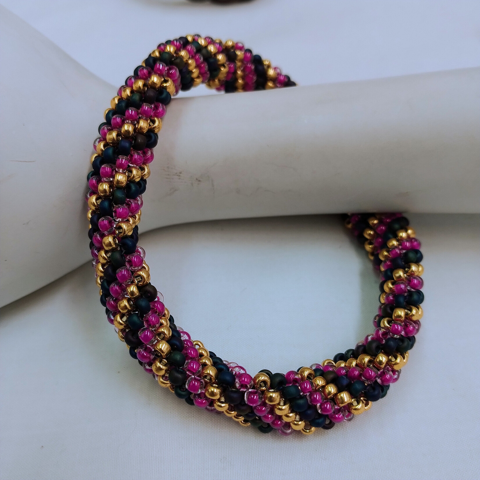 Spiral Bangle Peyote Class -- Feb 21st - 12 - 3pm