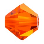 Preciosa  4mm Hyacinth Bicone Bead Strand