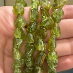 Peridot  Nugget Bead Strand