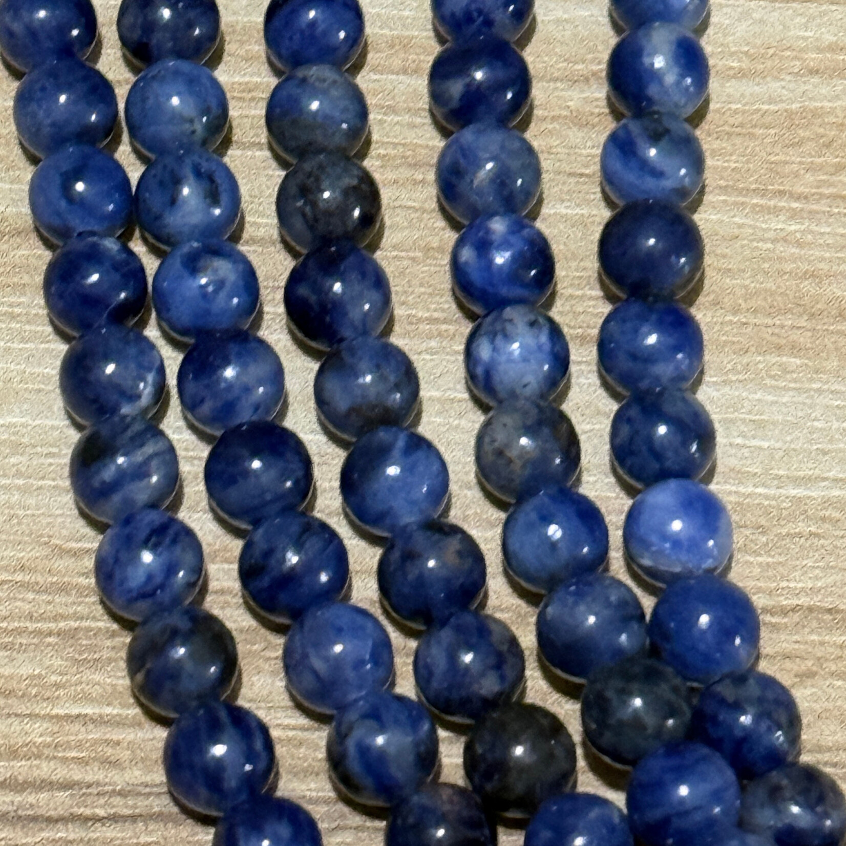 Sodalite  6mm Round Bead Strand