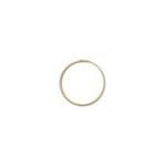 Gold Plated 1" Endless Hoop - Pair