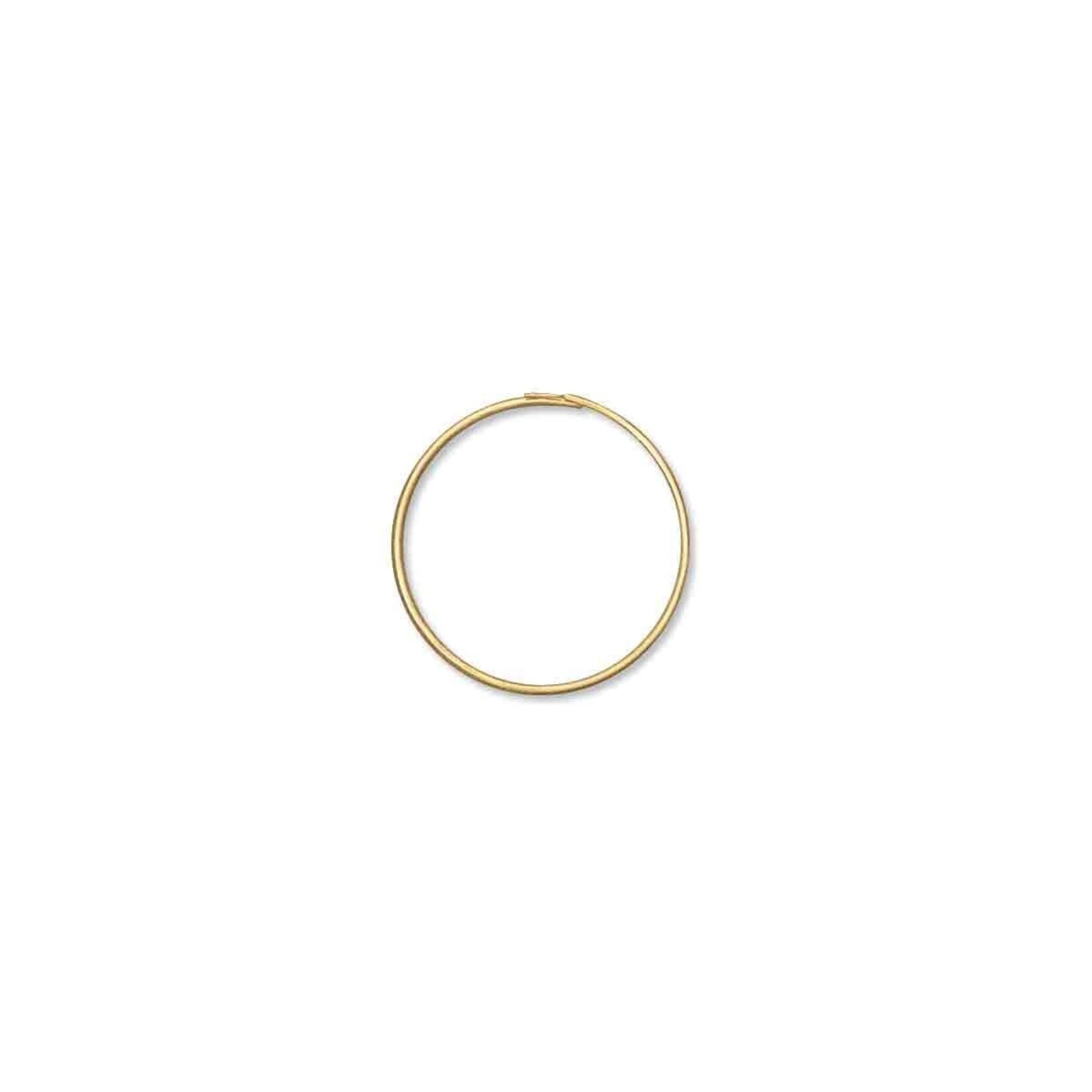 Gold Plated 1" Endless Hoop - 20 Pieces