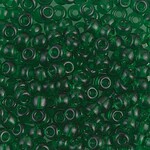 Miyuki 6/0 Transparent Green Seed Beads - 20gm Tube
