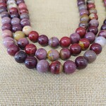 Mookaite 10mm Round Bead Strand
