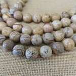 Picture Jasper 10mm Round Bead Strand