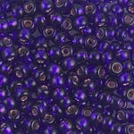 Miyuki 6/0 Silver Lined Purple Seed Beads - 20gm Tube