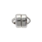 Silver Plated 6mm Magnetic Clasp - Single