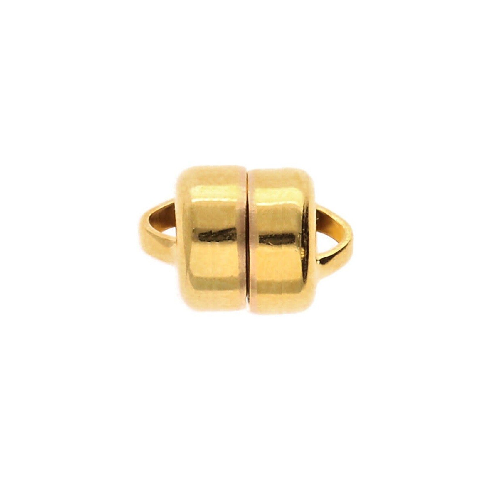 Gold Plated 7.5x12.5mm Magnetic Clasp - Single