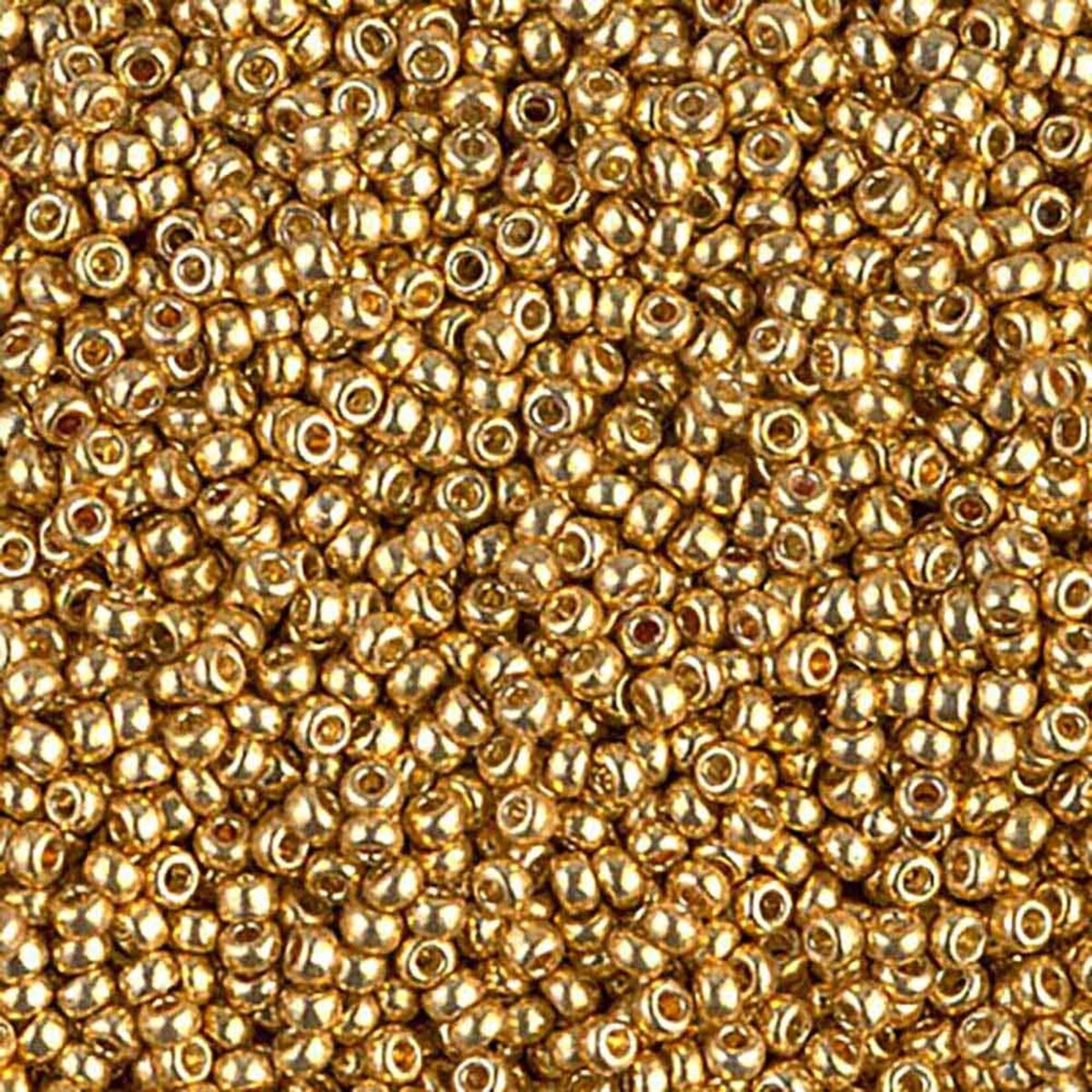 Miyuki Miyuki 11/0 Duracoat Galvanized Gold Seed Beads - 23.5gm Tube