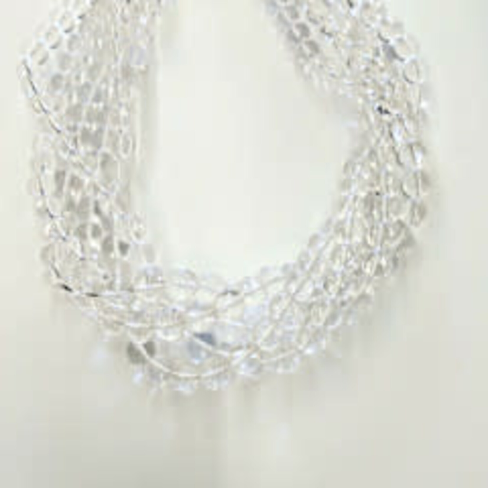 Clear Crystal Quartz  8mm Round Bead Strand