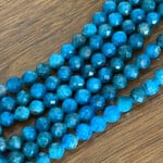 Apatite  6mm Faceted Bead Strand