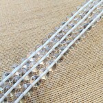 Clear Crystal Quartz  8mm Round Bead Strand