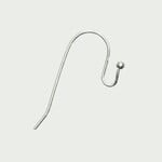 French Earwire Nickel-Free Silver Plated - Pair