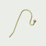 French Earwire Nickel-Free Gold Plated - Pair