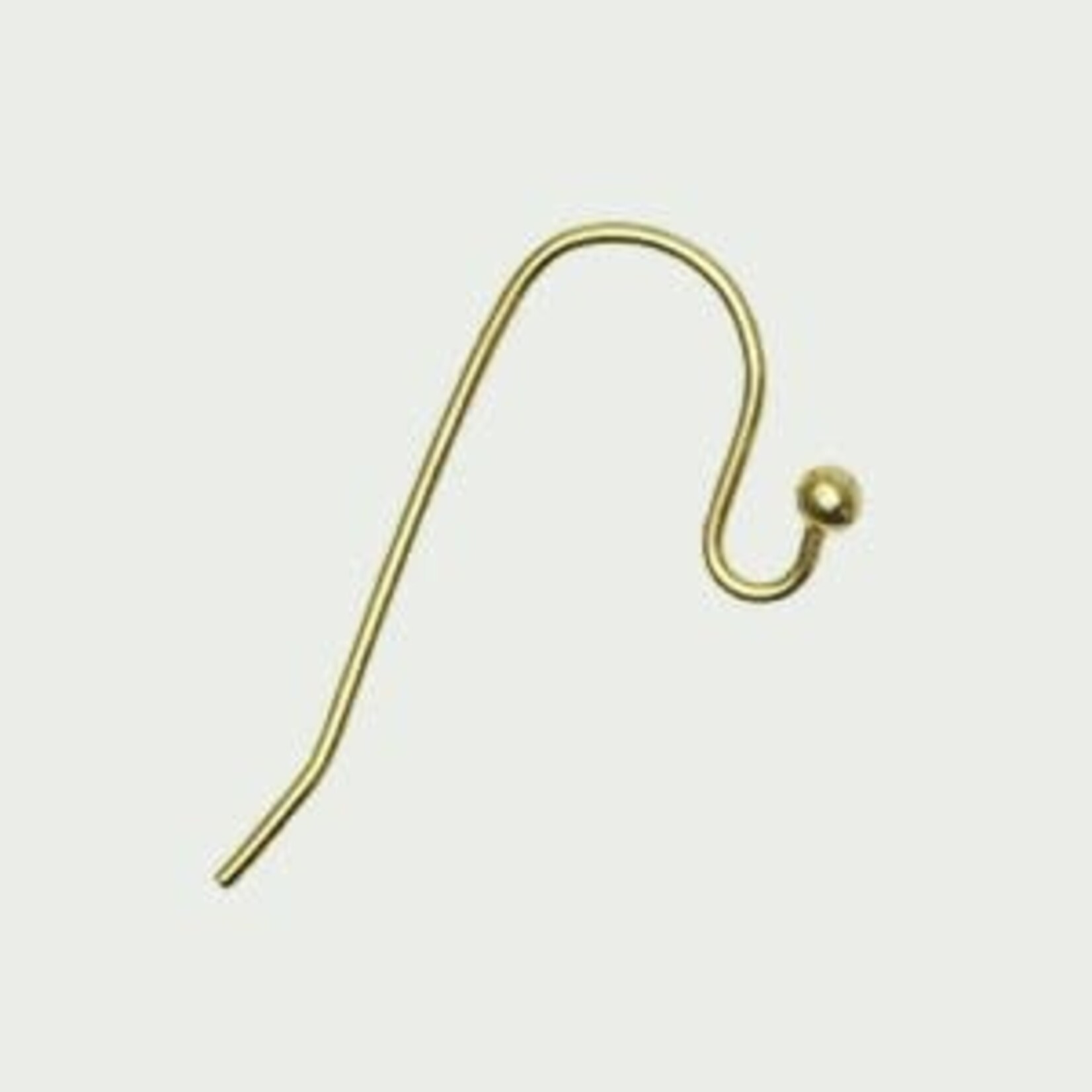 French Earwire Nickel-Free Gold Plated - Pair