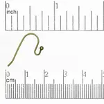French Earwire Nickel-Free Antique Brass Plated - 20 Pieces