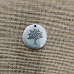 Vintaj Vintaj Artisan Pewter Family Tree Drop 25mm