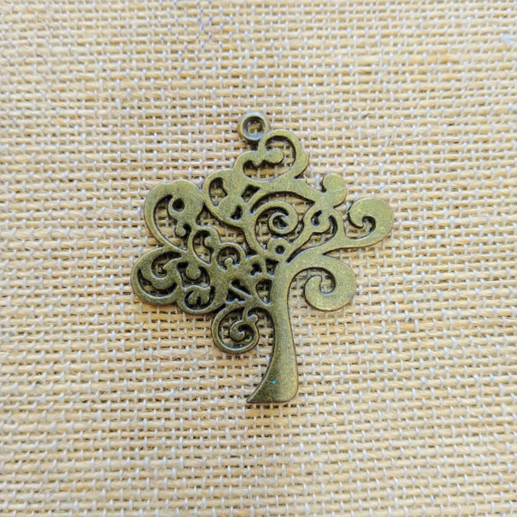 Tree of Life Pendant - Brass Plated