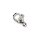 Stainless Steel 12mm Trigger Clasp - 20 Pieces