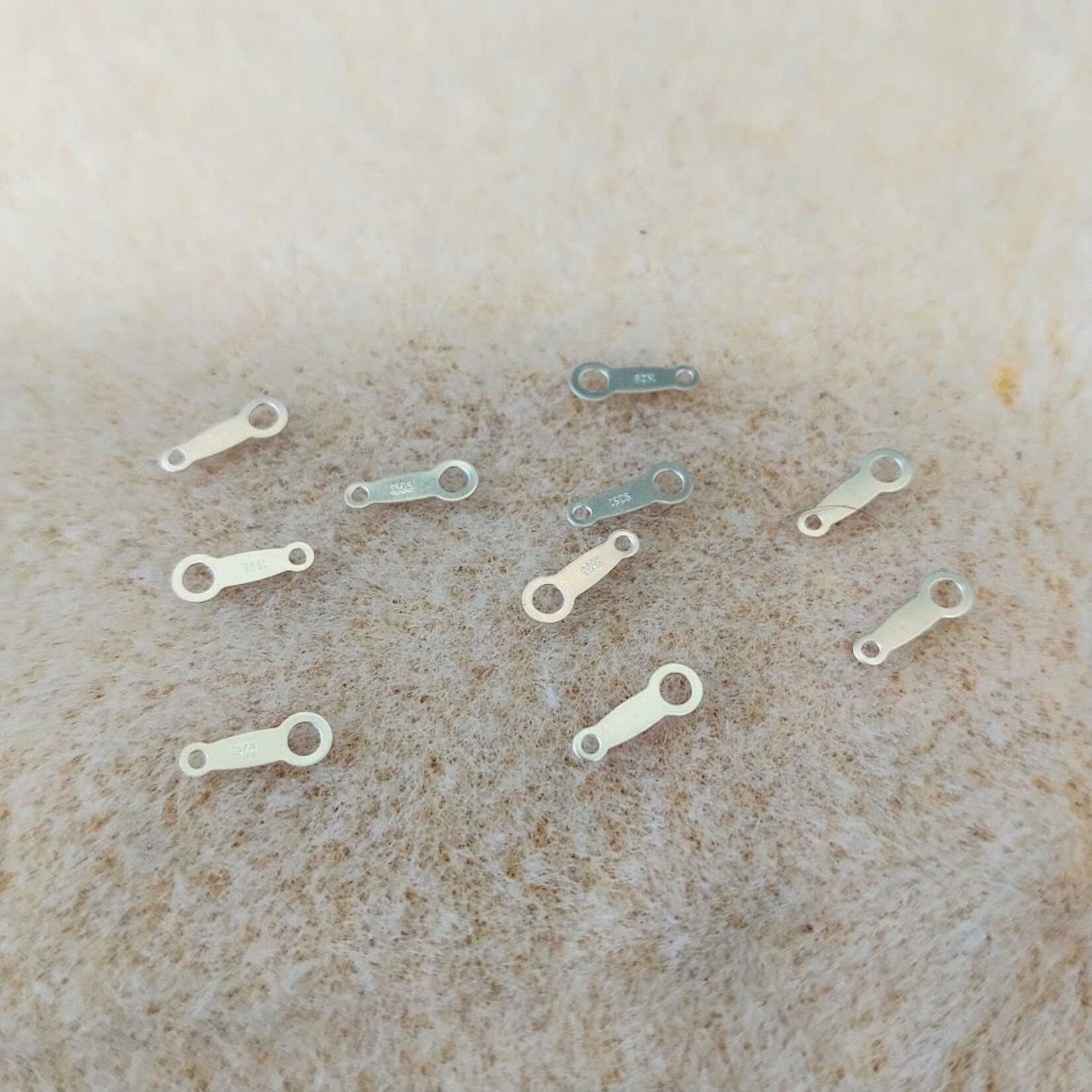 Sterling Silver  8mm Clasp Tab - Single