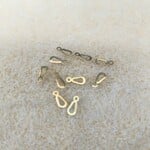 Gold Filled  7mm Teardrop Clasp Tag - Single