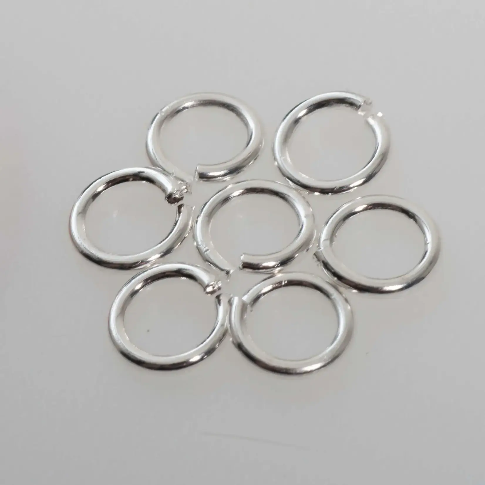 Silver Plated  6mm Open Jump Rings - Bag of 20