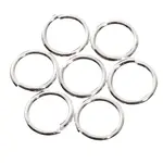 Silver Plated  8mm 18ga Open Jump Ring - 20 Pieces