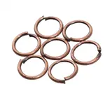 Antique Copper Plated  8mm 18ga Jump Ring - Bag of 100