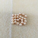 Swarovski Pearl  4mm Round Peach - 20 Pieces